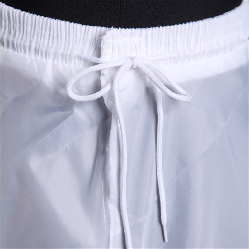 White Petticoats Hoop 3 Layers Crinoline Petticoats For Wedding Dresses long train petticoat