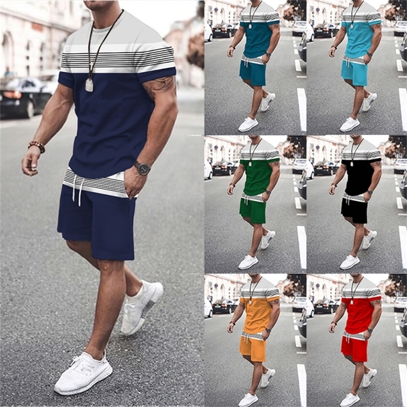 Men's Tracksuits Style Men's Round Neck T-Shirt Set Fashion Summer Shorts Tracksuit Outfits 3D Print Casual Men Clothing 2 Pieces Suits 220826, Kz-d8015
Men's Tracksuits Style Men's Round Neck T-Shirt Set Fashion Summer Shorts Tracksuit Outfits 3D Print Casual Men Clothing 2 Pieces Suits 220826, Kz-d8015