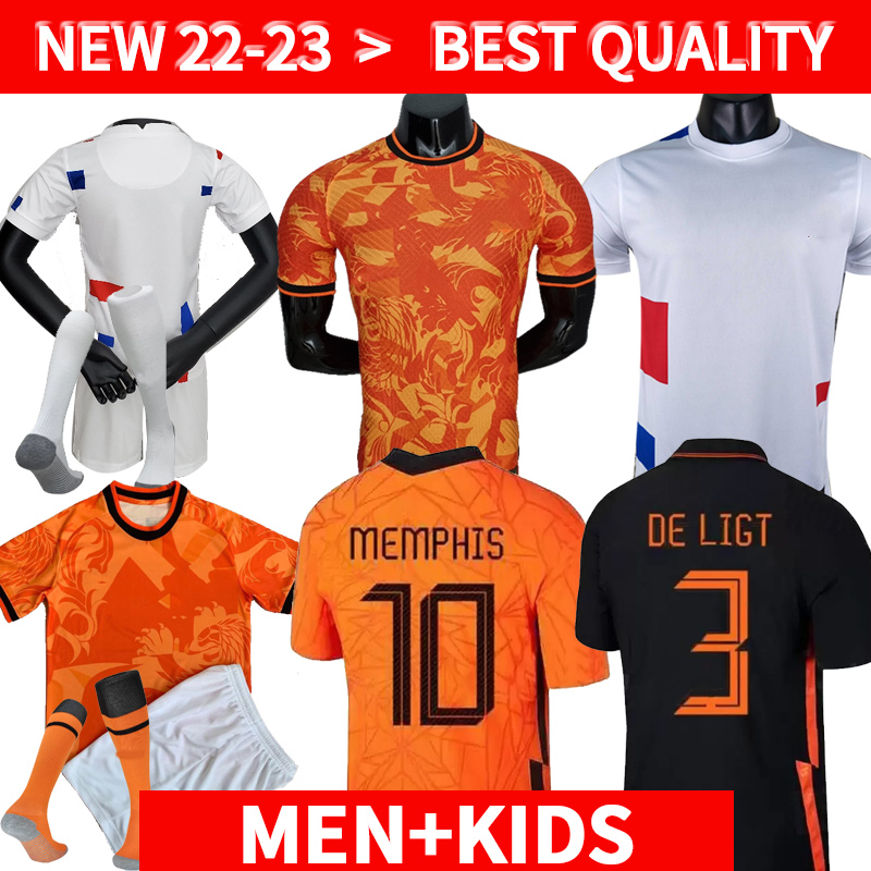 2022 MEMPHIS Soccer Jerseys Netherlands F DE JONG DE LIGT WIJNALDUM VAN DIJK 21 22 23 player version Holland football shirt aldult men kids kit set sock, 2122 third
2022 MEMPHIS Soccer Jerseys Netherlands F DE JONG DE LIGT WIJNALDUM VAN DIJK 21 22 23 player version Holland football shirt aldult men kids kit set sock, 2122 third