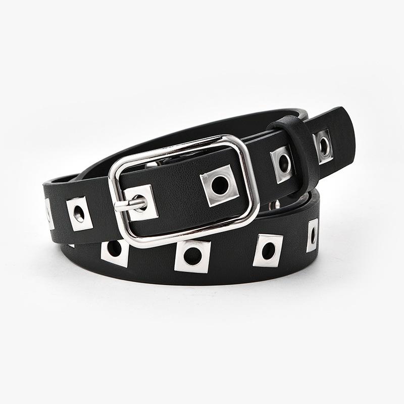 Belts Steampunk Hollow Women Metal Square Needle Buckle Stoma Girdle Jeans Decoration Waistband, Black
Belts Steampunk Hollow Women Metal Square Needle Buckle Stoma Girdle Jeans Decoration Waistband, Black