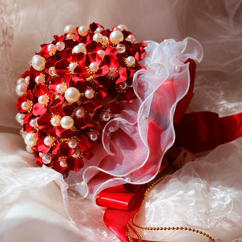Wedding Flowers Burgundy Shell Pearl Ivory Bouquet Handmade Water Full Bridal Luxury Flower AccessoriesWedding
Wedding Flowers Burgundy Shell Pearl Ivory Bouquet Handmade Water Full Bridal Luxury Flower AccessoriesWedding