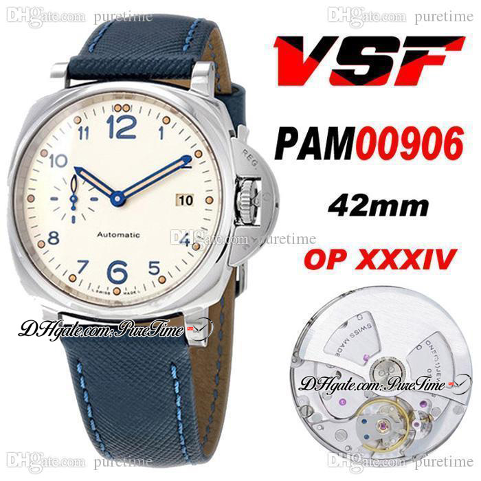 2022 VSF 42mm VS00906 VS906 OP AXXXIV Automatic Mens Watch Steel Case White Dial Blue Number Blue Leather Super Edition PTPM Puretime
2022 VSF 42mm VS00906 VS906 OP AXXXIV Automatic Mens Watch Steel Case White Dial Blue Number Blue Leather Super Edition PTPM Puretime