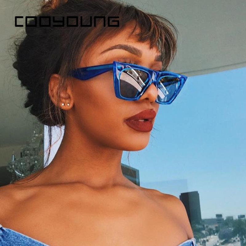 Sunglasses COOYOUNG Fashion Oversized Women Men Designer Female Retro Square Sun Glasses UV400