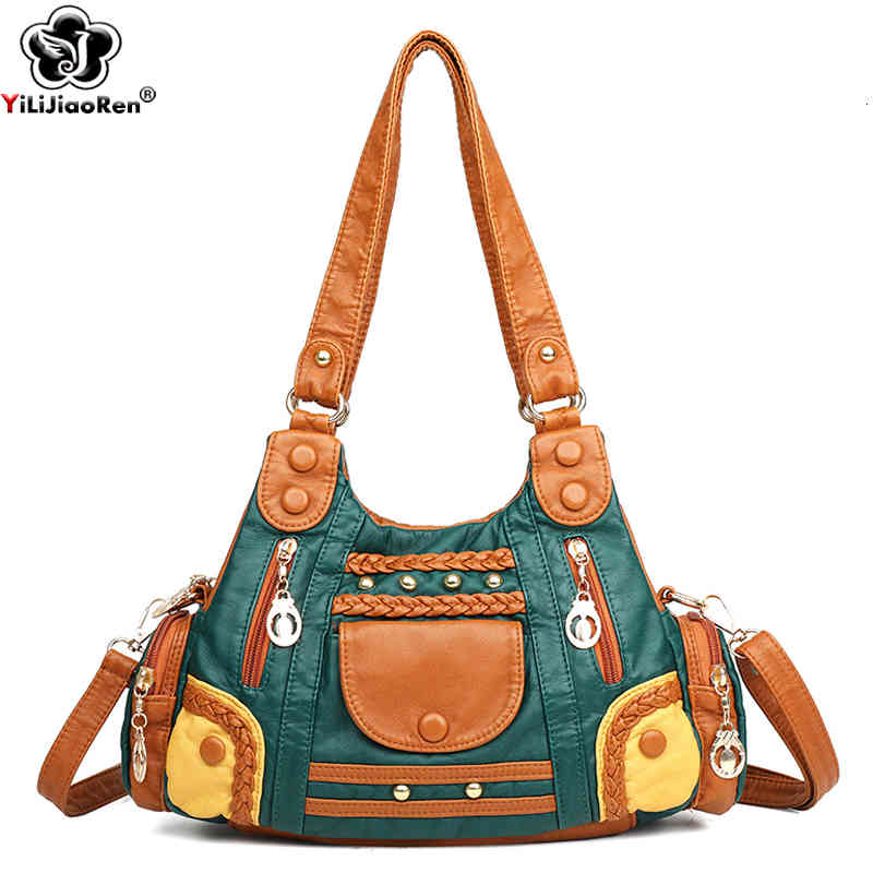 Vintage Handbag Luxury Handbags Tote Bag Designer Brand Leather Ladies Hand Simple Shoulder Bags for Women 2019, Rose red
Vintage Handbag Luxury Handbags Tote Bag Designer Brand Leather Ladies Hand Simple Shoulder Bags for Women 2019, Rose red