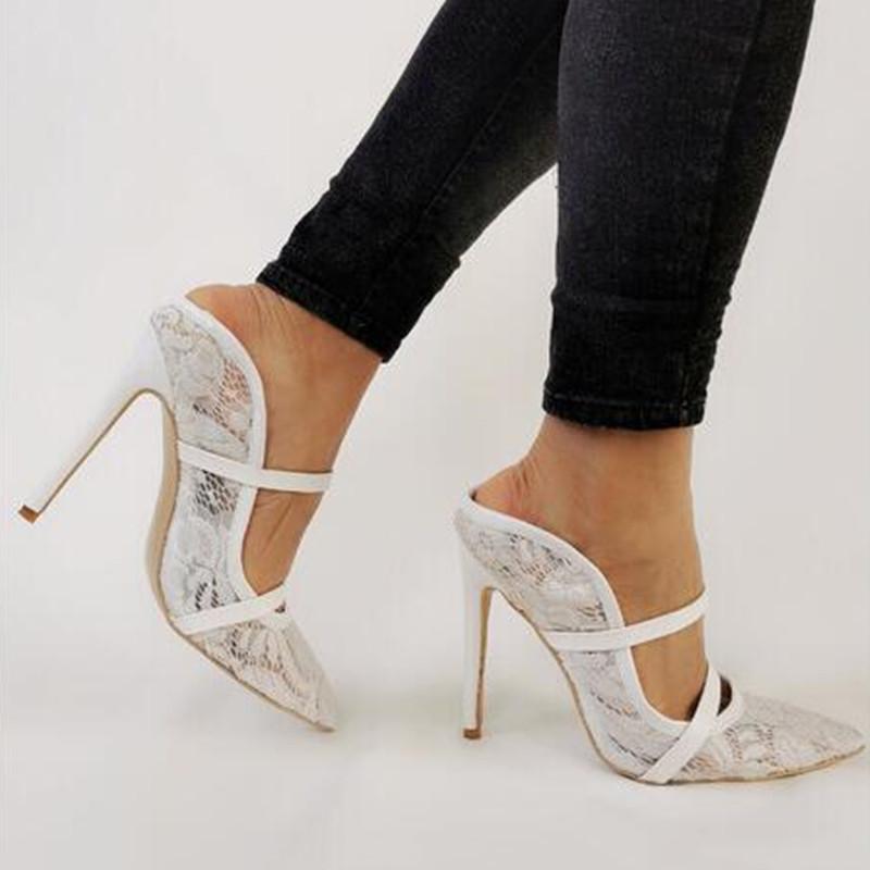 Dress Shoes Minan Ser Fashion Women's High Heels. About 11cm Heels Party Shoes. Pointed Toe Pumps. Open Heel Heeled Shoes.Dress, White
Dress Shoes Minan Ser Fashion Women's High Heels. About 11cm Heels Party Shoes. Pointed Toe Pumps. Open Heel Heeled Shoes.Dress, White