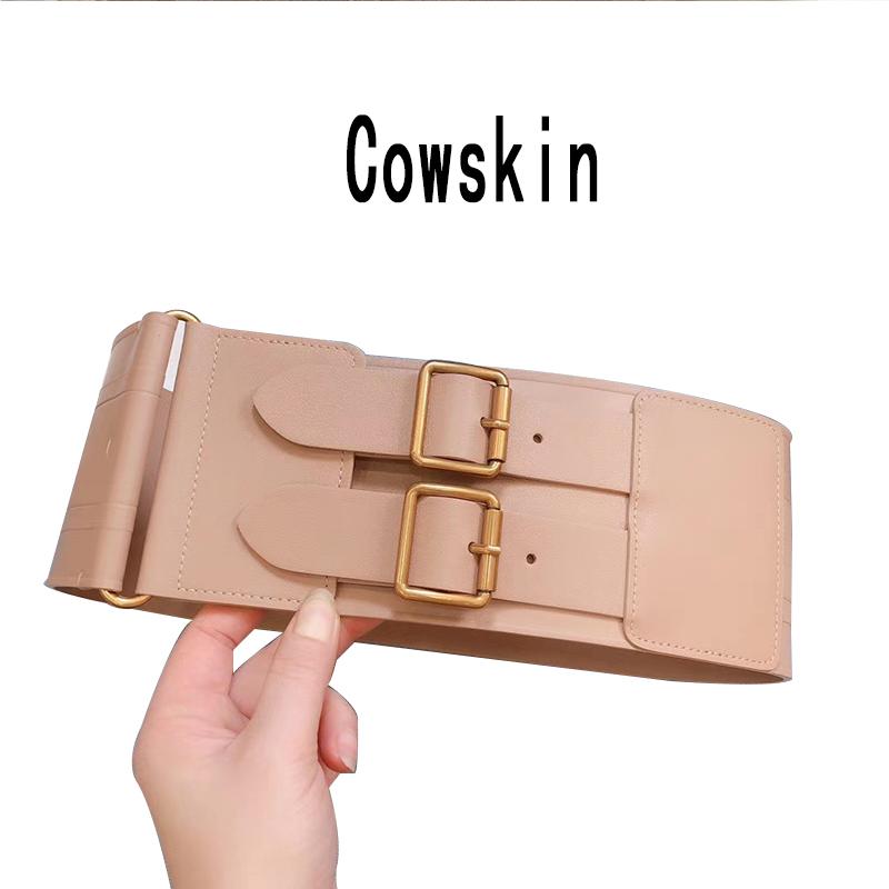 Belts 2022 Fashion Luxury Trendy Cowskin Leather Elegant Dress 10CM Wide Cummerbunds Cinturones Para Mujer With Box, Black
Belts 2022 Fashion Luxury Trendy Cowskin Leather Elegant Dress 10CM Wide Cummerbunds Cinturones Para Mujer With Box, Black