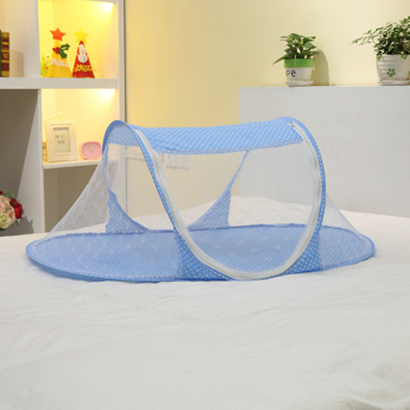 Baby Crib Netting Portable Foldable Baby Bed Mosquito Net Polyester born for Summer Travel Bed Netting Play Tent Children 220531