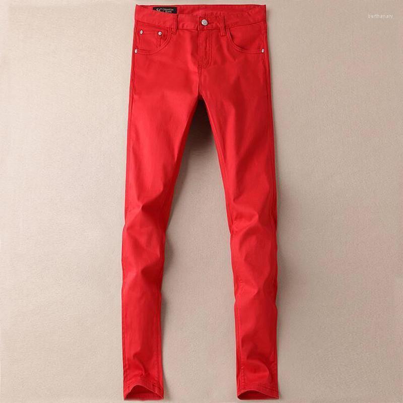 Men's Jeans Pure Red Brand Men's Slim Elastic Leggings Korean Fashion Tight And Handsome Pants Style Streetwear Mens ClothingMen's Bert2, Black
Men's Jeans Pure Red Brand Men's Slim Elastic Leggings Korean Fashion Tight And Handsome Pants Style Streetwear Mens ClothingMen's Bert2, Black