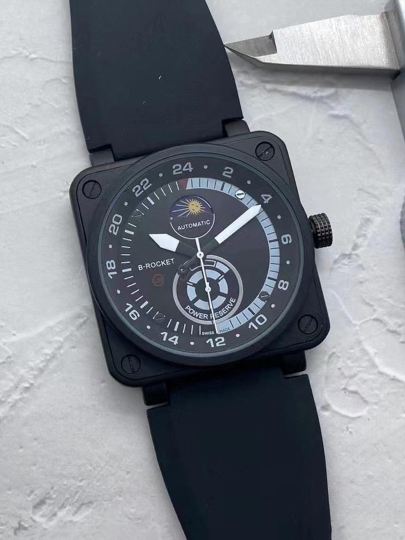 Wristwatches Army Automatic Watch For Men Black Rubber Square Mens Mechanical Wristwatch Man Montre Homme BR Relogio MasculinoWristwatches W, 02
Wristwatches Army Automatic Watch For Men Black Rubber Square Mens Mechanical Wristwatch Man Montre Homme BR Relogio MasculinoWristwatches W, 02