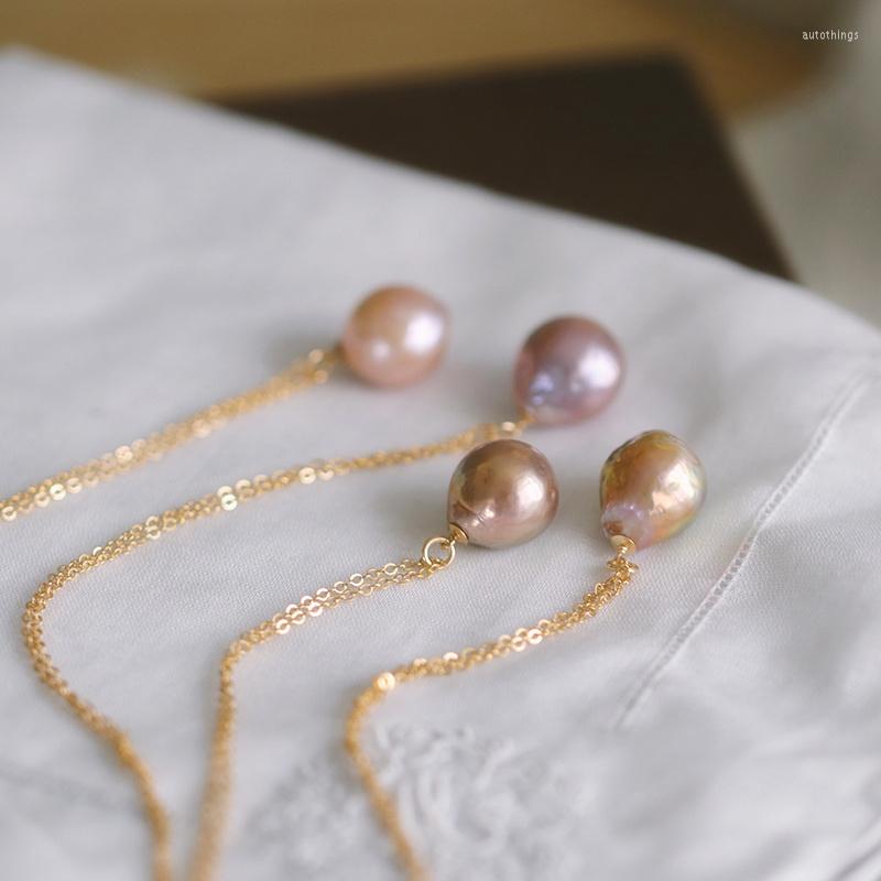 Pendant Necklaces Fashion Simple Purple Pink 12-13MM Baroque Irregular Shape NecklacePendant
Pendant Necklaces Fashion Simple Purple Pink 12-13MM Baroque Irregular Shape NecklacePendant