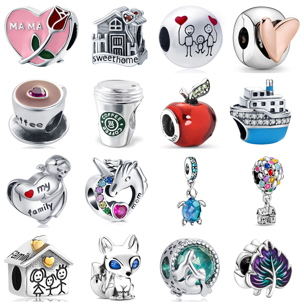 925 Sterling Silver Dangle Charm forever family Charm Bracelet Necklace Trinket Diy Bead Fit Pandora Charms Bracelet DIY Jewelry Accessories
925 Sterling Silver Dangle Charm forever family Charm Bracelet Necklace Trinket Diy Bead Fit Pandora Charms Bracelet DIY Jewelry Accessories