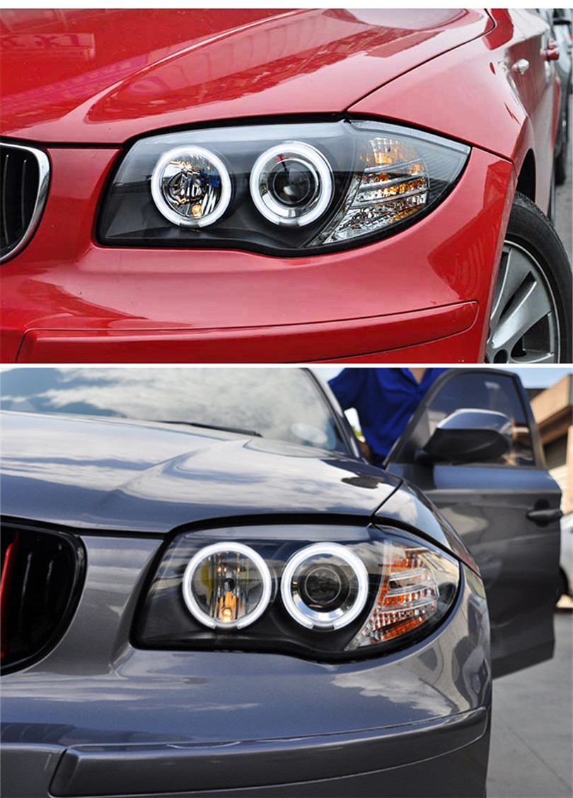 Headlight LED For E81 E87 120i 118i 130i 2003-2011 Car Headlights DRL Xenon Bulb Turn Signal High Beam Daytime Light