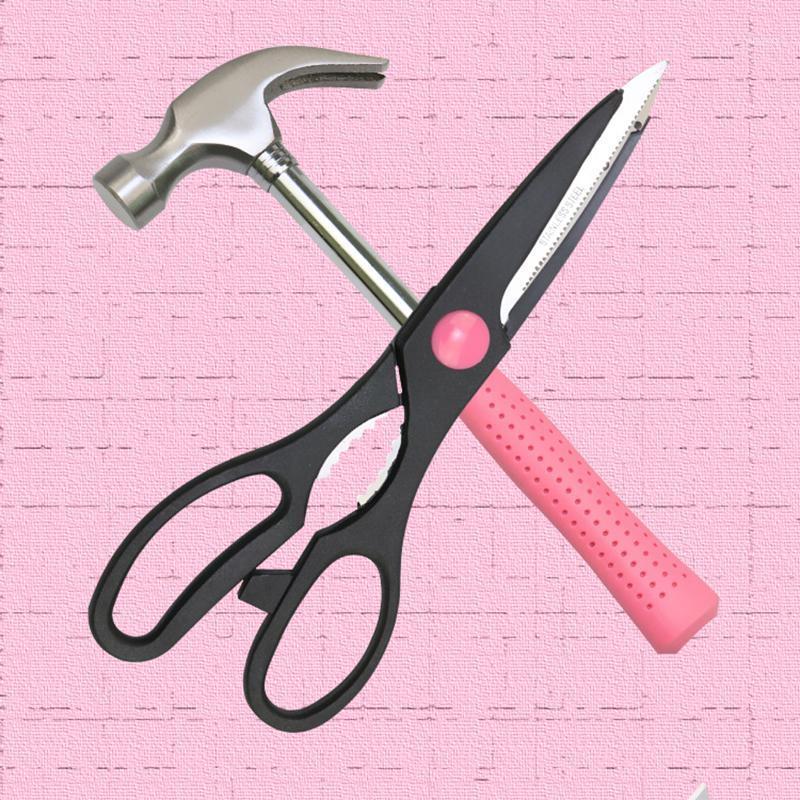 Professional Hand Tool Sets 39PCS Pink Kit For Girls Ladies Women All Purpose Household Repairing Tools Home Garage Office And College ADW88
Professional Hand Tool Sets 39PCS Pink Kit For Girls Ladies Women All Purpose Household Repairing Tools Home Garage Office And College ADW88