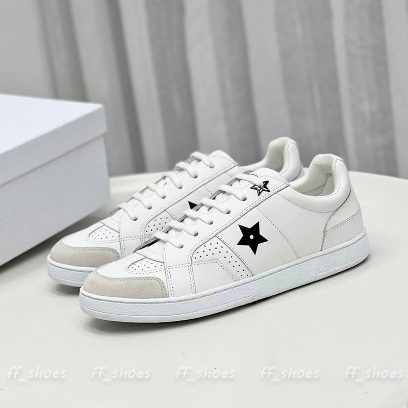 

2022 New Star Women Designer Sneakers Casual Shoes Calf Leather Comfortable Suede Panels Laces Eyelets High Quality Fashion Ladies Sneaker White Shoes, Make up difference