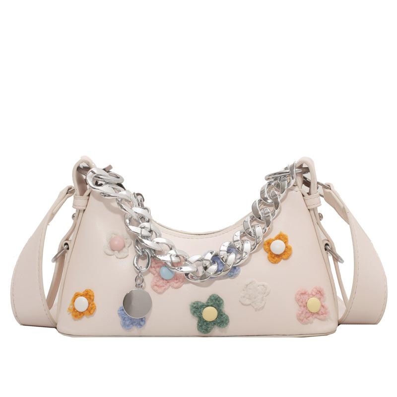 Evening Bags Women Shoulder Underarm Cute Flower Hobo Handbag Fashion Classic Purse Y2k Satchel Zipper Tote Bag Beach Chain BagEvening, White
Evening Bags Women Shoulder Underarm Cute Flower Hobo Handbag Fashion Classic Purse Y2k Satchel Zipper Tote Bag Beach Chain BagEvening, White