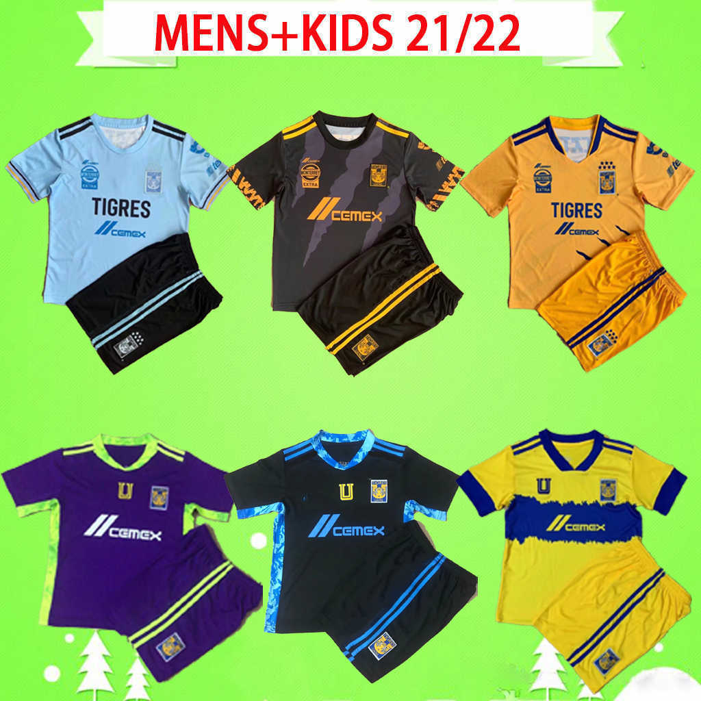 Mens Kids Kit 2021 2022 Tigre NAUL Tigres UANL goalkeeper Soccer Jerseys boys sets tigers home away third child adult suits Mexico Liga MX, 21/22 soccer kit 
Mens Kids Kit 2021 2022 Tigre NAUL Tigres UANL goalkeeper Soccer Jerseys boys sets tigers home away third child adult suits Mexico Liga MX, 21/22 soccer kit