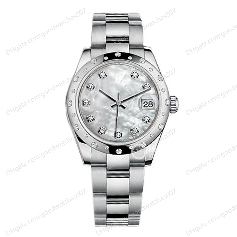HighQuality Asian Watch 2813 Sport Automatic Ladies Watchs Datejust 31mm White Mother Of Pearl Dial Wrisrt Watch m178344 Luxury Stainless Steel Diamond Watches, White1
HighQuality Asian Watch 2813 Sport Automatic Ladies Watchs Datejust 31mm White Mother Of Pearl Dial Wrisrt Watch m178344 Luxury Stainless Steel Diamond Watches, White1