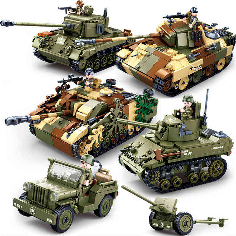 Sluban WW2 Normandy Landings Army Weapons Model Sets Building Blocks Military Armed Tank Vehicles Plane DIY Assembly Bricks Toys Y220510
Sluban WW2 Normandy Landings Army Weapons Model Sets Building Blocks Military Armed Tank Vehicles Plane DIY Assembly Bricks Toys Y220510