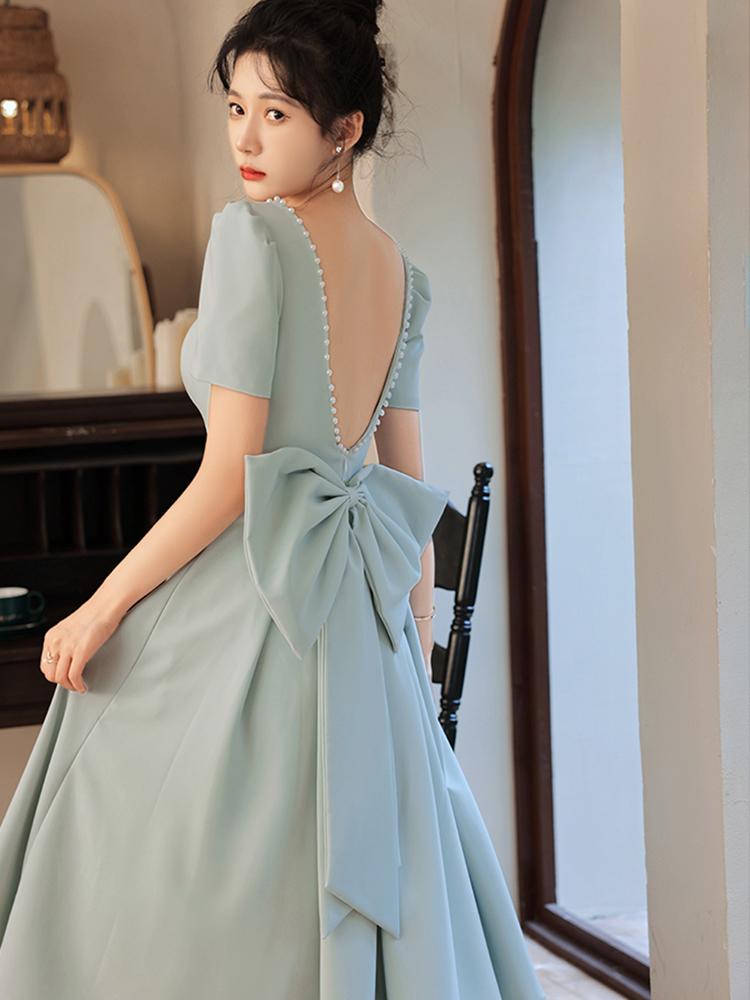 Party Dresses Vintage Square Collar A-Line Prom Dress Sexy Backless Big Bowknot -Length Gown Women Summer Homecoming DressParty DressesParty, Green
Party Dresses Vintage Square Collar A-Line Prom Dress Sexy Backless Big Bowknot -Length Gown Women Summer Homecoming DressParty DressesParty, Green