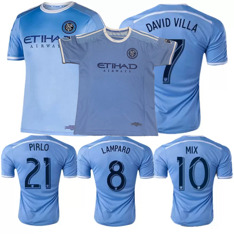 15 16 New York City retro soccer jersey DAVID VILLA PIRLO MIX LAMPARD MLS 15/16 vintage classic football shirt, 15/16 home
15 16 New York City retro soccer jersey DAVID VILLA PIRLO MIX LAMPARD MLS 15/16 vintage classic football shirt, 15/16 home