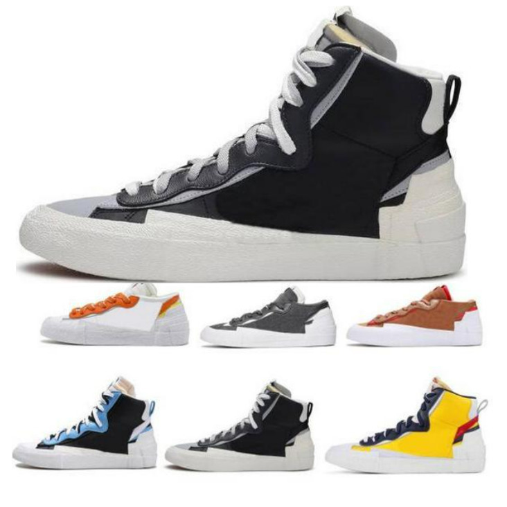 Shoes Designers Sacais Blazer Mid 77 Vintage Flat Low off Casual Mens Womens Platform Sneakers Catechu Indigo Black Legend Blue Designer
Shoes Designers Sacais Blazer Mid 77 Vintage Flat Low off Casual Mens Womens Platform Sneakers Catechu Indigo Black Legend Blue Designer