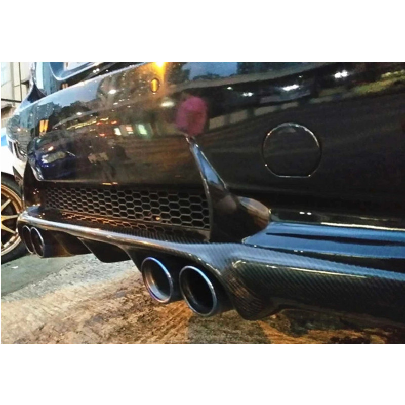 M3 Style Carbon Fiber Bumper Lip Spoiler Body Kits For BMW 3 Series E90 Bumper 2005-20011 4 Outlet Auto Rear Diffuser Car Styling