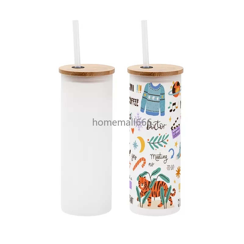 17oz Sublimation Glass tumbler blank Frosted Glasses Water Bottle gradient colors printing tumblers with bamboo lid & straw AA, As pic 500ml
17oz Sublimation Glass tumbler blank Frosted Glasses Water Bottle gradient colors printing tumblers with bamboo lid & straw AA, As pic 500ml