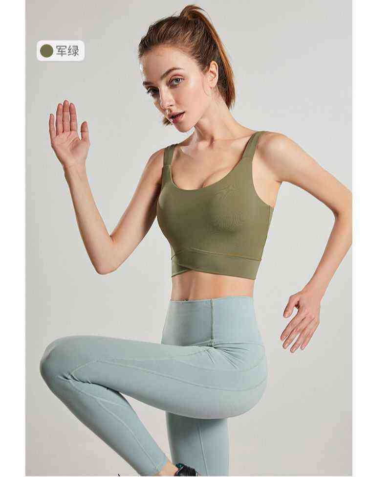 Solid Color Bra Top Sports Wear Female Fitness Tops Wide Shoulder Yoga Top 5 Colors Available S22209 T220725, Black 
Solid Color Bra Top Sports Wear Female Fitness Tops Wide Shoulder Yoga Top 5 Colors Available S22209 T220725, Black