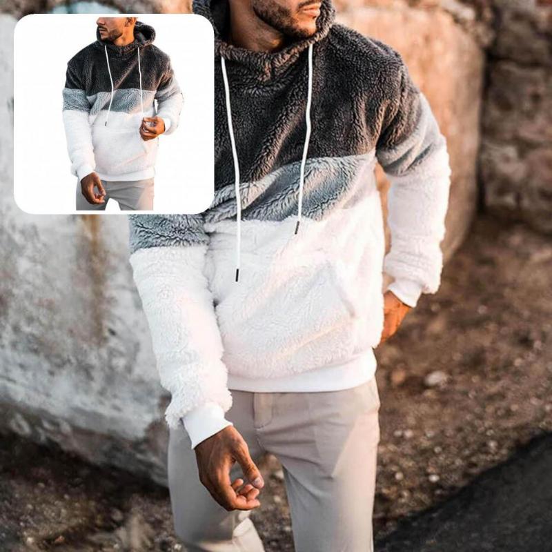 Men's Sweaters Top Classic Front Pocket Hooded Pullover Hoodie Autumn Winter Men Sweatshirt Drawstring For TravelMen's, White
Men's Sweaters Top Classic Front Pocket Hooded Pullover Hoodie Autumn Winter Men Sweatshirt Drawstring For TravelMen's, White