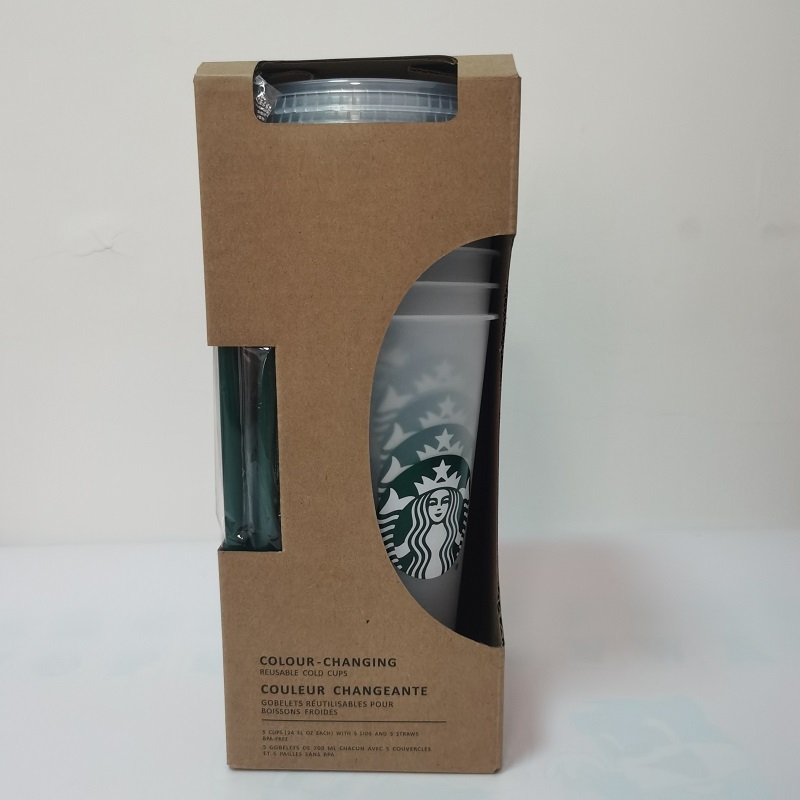 24OZ/710ml Starbucks Sequins Plastic Tumbler Mugs Reusable Clear Drinking Flat Bottom Cup Pillar Shape Lid Straw Mug Bardian mix colors, As pic
24OZ/710ml Starbucks Sequins Plastic Tumbler Mugs Reusable Clear Drinking Flat Bottom Cup Pillar Shape Lid Straw Mug Bardian mix colors, As pic