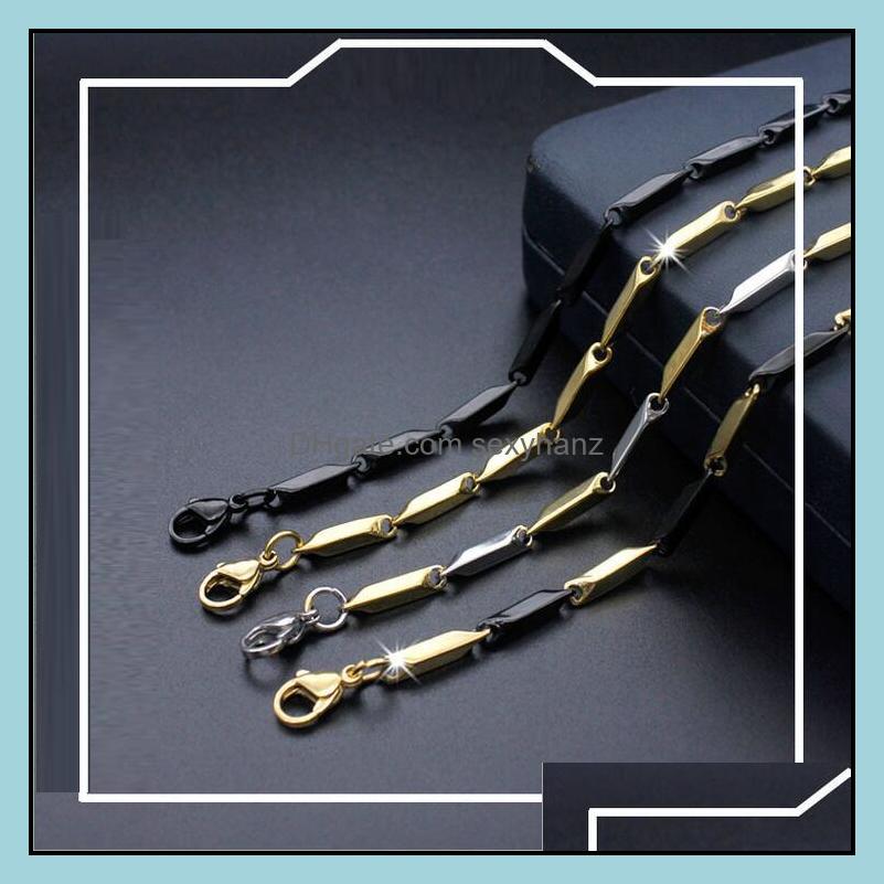 Chains Necklaces Pendants Jewelry Classic Stainless Steel Link Chain Necklace 18K Gold Plated 316L Fashion Accessories Punk Style Wholesal
Chains Necklaces Pendants Jewelry Classic Stainless Steel Link Chain Necklace 18K Gold Plated 316L Fashion Accessories Punk Style Wholesal