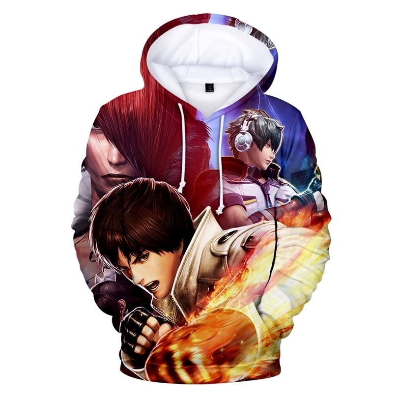 The King Of Fighters 3D Hoodies WomenMen Fashion Long Sleeve Hooded Sweatshirt 2020 Harajuku Casual Streetshirt Hoody Clothes T200422