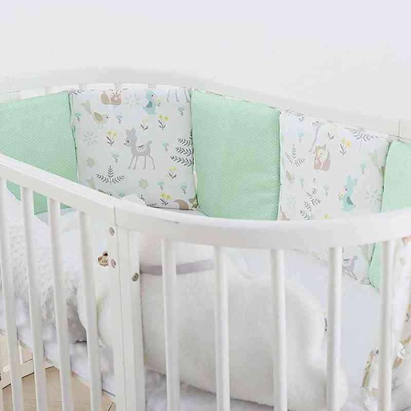 6Pcs Newborn Baby Bed Bumper In The Crib Cot Protector Baby Room Decoration Toddler Crib Bedding Infant Bumper Cot Cushion New G220421