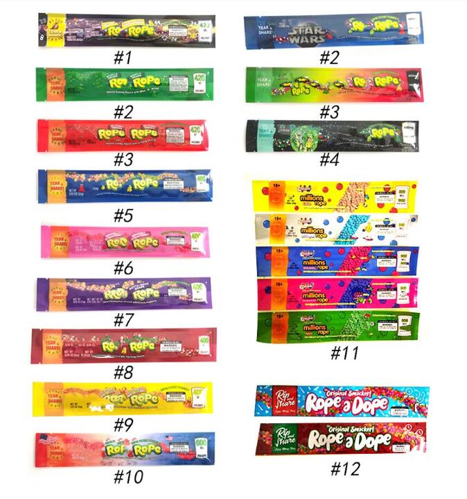 Ne rds Rope Bags 11 Types Exotic 420 Infused Gum mies 710 Edibles Packaging Long Three Edge-sealing Bag Smell Proof mylar bags
Ne rds Rope Bags 11 Types Exotic 420 Infused Gum mies 710 Edibles Packaging Long Three Edge-sealing Bag Smell Proof mylar bags