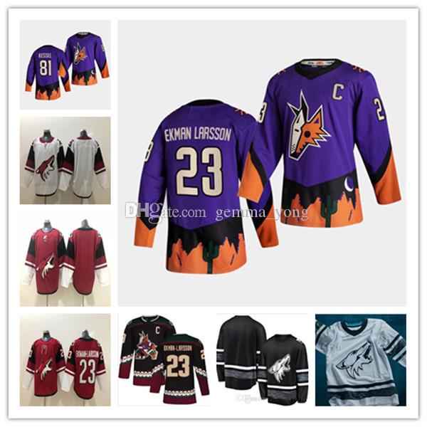 2021 Arizona Coyotes Reverse Retro Jersey Hockey Oliver Ekman-Larsson Clayton Keller Phil Kessel Sean Burke Clayton Keller Derek Stepan, Men purple
2021 Arizona Coyotes Reverse Retro Jersey Hockey Oliver Ekman-Larsson Clayton Keller Phil Kessel Sean Burke Clayton Keller Derek Stepan, Men purple