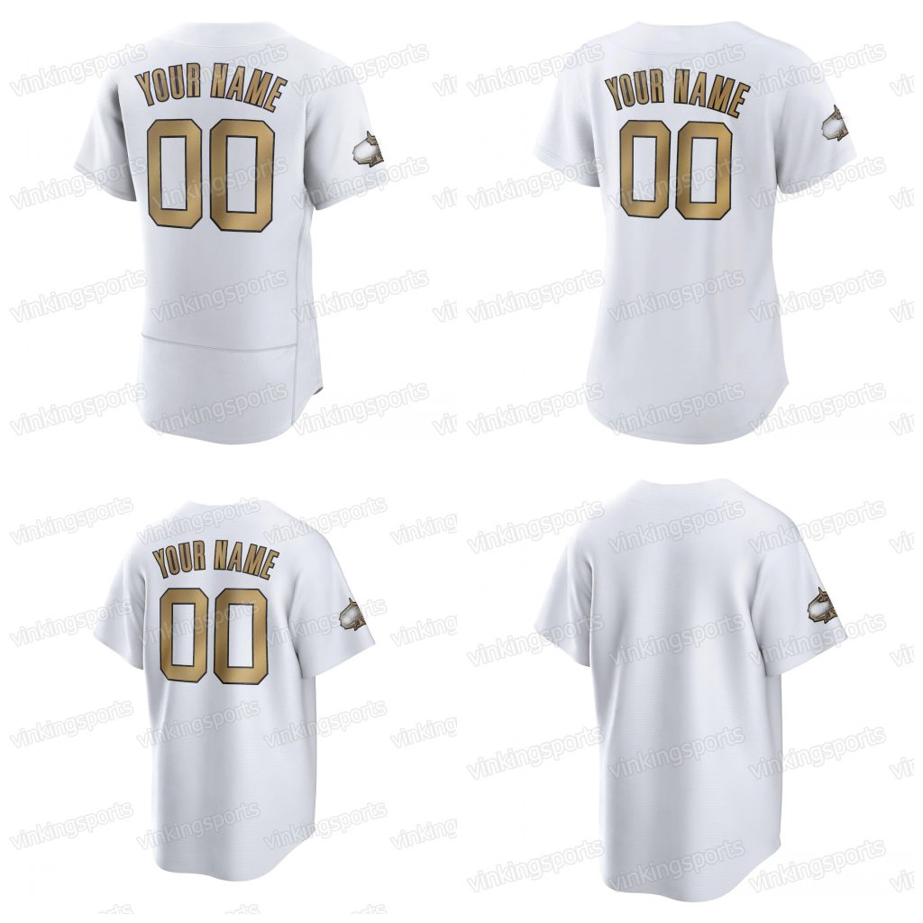 Ronald Acuna Jr.2022 All-Star Game Gold Jersey Dansby Swanson Clayton Kershaw Mookie Betts Manny Machado Joe Musgrove Nolan Arenado Albert Pujols, Mens cool base
Ronald Acuna Jr.2022 All-Star Game Gold Jersey Dansby Swanson Clayton Kershaw Mookie Betts Manny Machado Joe Musgrove Nolan Arenado Albert Pujols, Mens cool base