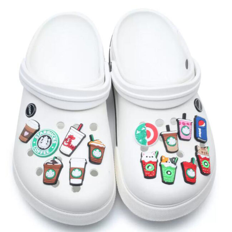 100pcs/lot Cat coffee milk tea beverage PVC Shoe charms Shoecharm Buckles Fashion Accessories cartoon ornaments for croc shoes
100pcs/lot Cat coffee milk tea beverage PVC Shoe charms Shoecharm Buckles Fashion Accessories cartoon ornaments for croc shoes
