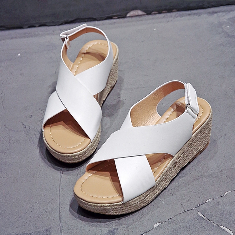 Wedges Shoes For Women High Heels Sandals Summer Shoes Flip Flop Chaussures Femme Platform Sandals Plus Size 3443 210226