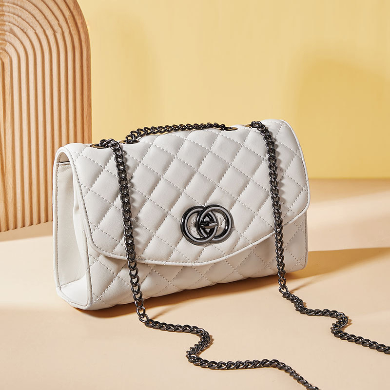 Ladies Popular Style Shoulder Bag Oblique Small Square Bags Designer Handbag Large Capacity Diamond Bag
