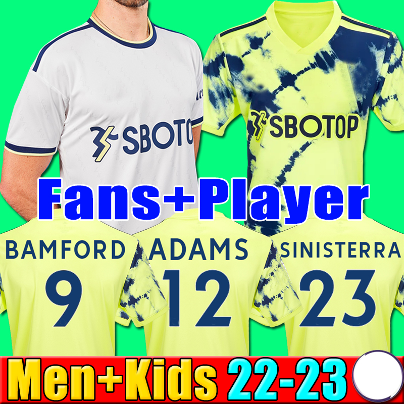 22 23 BAMFORD Soccer Jerseys Home away HARRISON Aaronson 2022 2023 JAMES RODRIGO M Sinisterra Adams Uniforms Men kids football shirts player version, P10 22 23 away kids
22 23 BAMFORD Soccer Jerseys Home away HARRISON Aaronson 2022 2023 JAMES RODRIGO M Sinisterra Adams Uniforms Men kids football shirts player version, P10 22 23 away kids