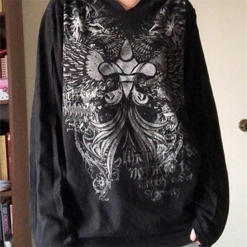 Gothic Graphic Print Loose Tshirts Casual Retro Grunge Fairycore Tops Tee Streetwear Dark Academia 90s Clothes 220401, Black
Gothic Graphic Print Loose Tshirts Casual Retro Grunge Fairycore Tops Tee Streetwear Dark Academia 90s Clothes 220401, Black