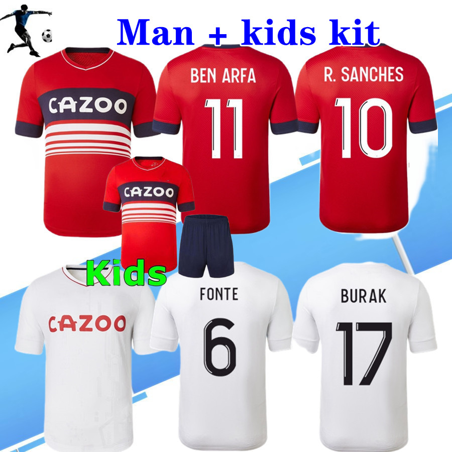 2022 2023 Adult Kids Kit LosCs LILLE soccer jerseys BURAK DAVID FONTE BAMBA YAZICI football shirt 22 23 LilleS Olympique JIKONE 10 maillot, Away
2022 2023 Adult Kids Kit LosCs LILLE soccer jerseys BURAK DAVID FONTE BAMBA YAZICI football shirt 22 23 LilleS Olympique JIKONE 10 maillot, Away