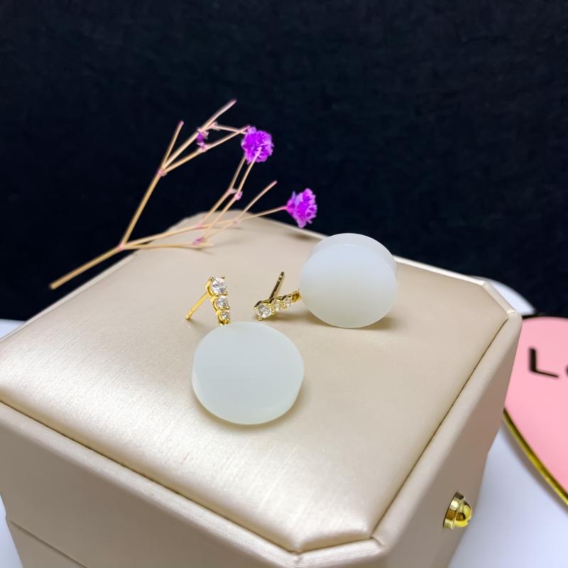 Dangle & Chandelier 18k Yellow Gold Real Natural White Jasper Drop Earrings Classic Fine Jewelry Women Wedding Gift 15mm Yze1515668hbyDangle
Dangle & Chandelier 18k Yellow Gold Real Natural White Jasper Drop Earrings Classic Fine Jewelry Women Wedding Gift 15mm Yze1515668hbyDangle