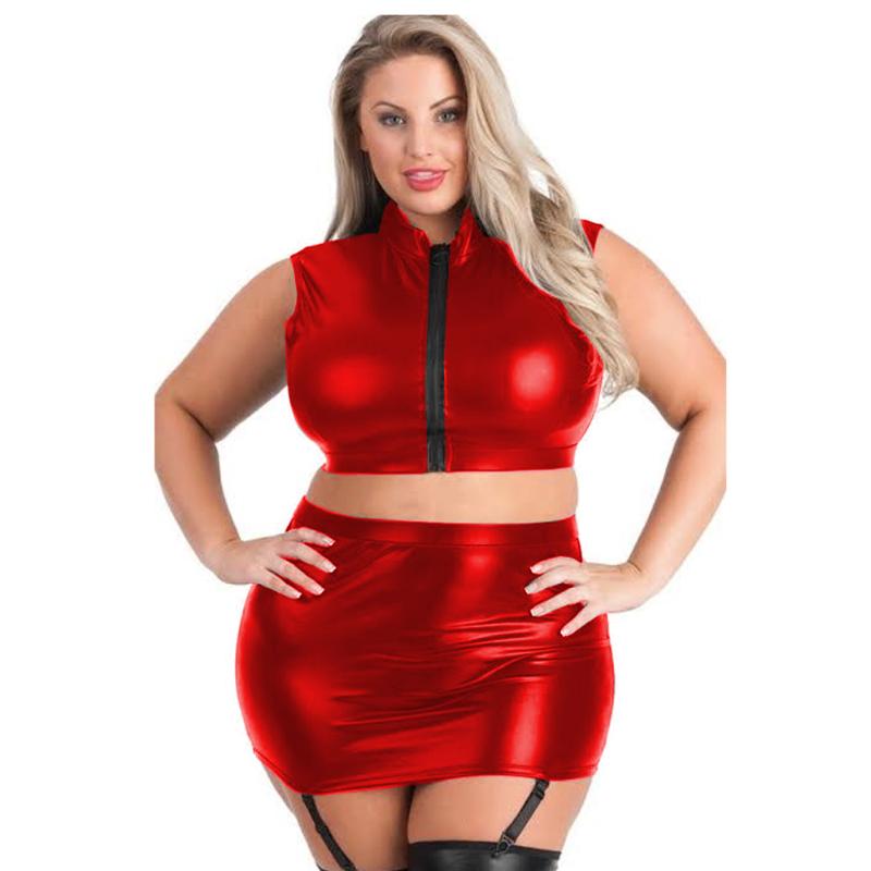 Skirts Plus Size Ladies Nightclub Shiny Metallic Dancing Costume Zipper Open Bust Sleeveless Crop Top Bandage Skirt With Garter BeltsSkirts, Lake blue
Skirts Plus Size Ladies Nightclub Shiny Metallic Dancing Costume Zipper Open Bust Sleeveless Crop Top Bandage Skirt With Garter BeltsSkirts, Lake blue