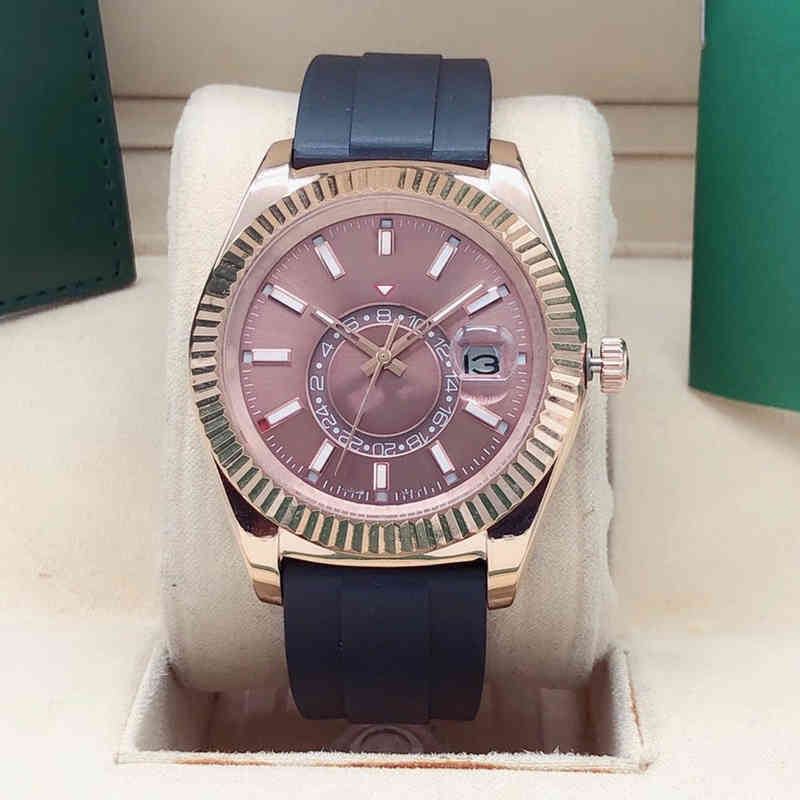 uxury watch Date Gmt 42 mm High quality Mens Watch Automatic mechanical rubber stainless steel folding buckle and ring drill unique design in a variety of, Black
uxury watch Date Gmt 42 mm High quality Mens Watch Automatic mechanical rubber stainless steel folding buckle and ring drill unique design in a variety of, Black