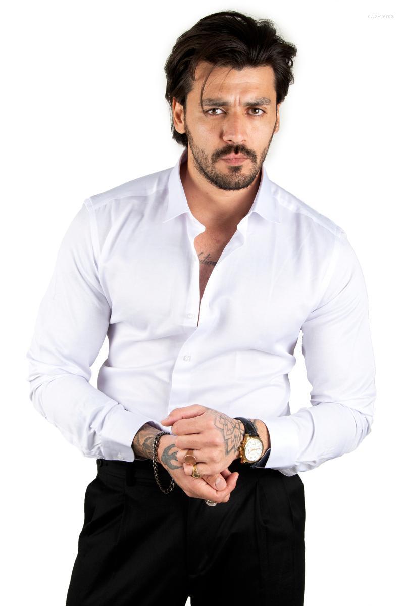 Men' Dress Shirts DeepSEA Dot Pattern Sheer Neckline Slim Fit Shirt 2201002 Dway22, White
Men' Dress Shirts DeepSEA Dot Pattern Sheer Neckline Slim Fit Shirt 2201002 Dway22, White