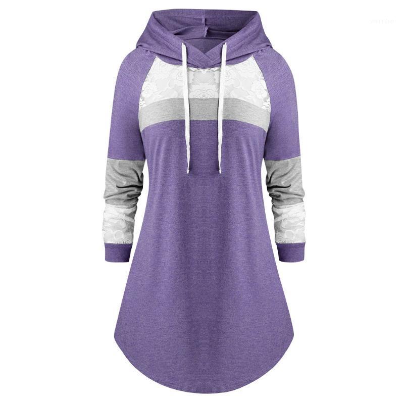 Women's Blouses & Shirts 5xl Plus Size Women Hooded Tops And Fashion Drawstring Lace Pachwork Long Sleeve Sweatshirt Blusas Mujer De Moda, Black
Women's Blouses & Shirts 5xl Plus Size Women Hooded Tops And Fashion Drawstring Lace Pachwork Long Sleeve Sweatshirt Blusas Mujer De Moda, Black