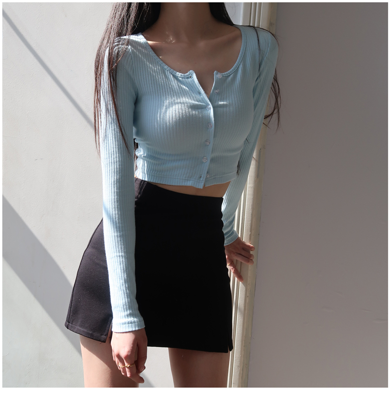 Women Mini Bodycon Skirt With Split Mini Skirt 220701