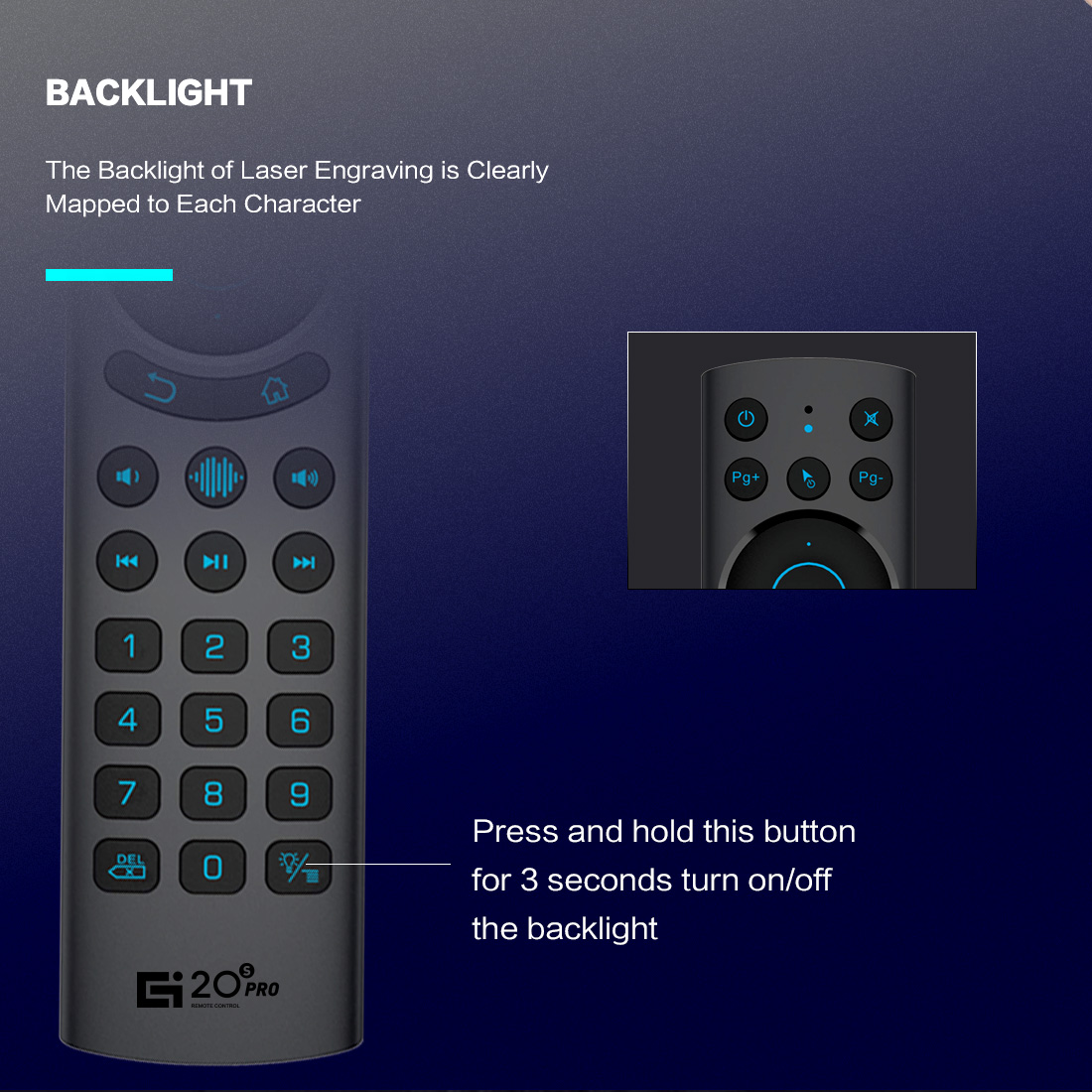 G20S PRO 2.4G Remote Control Smart TV Backlit Voice G20SPRO BT Air Mouse Gyroscope IR Learning for Android TV BOX HK1 Rbox X4 X96 Air H96 Max