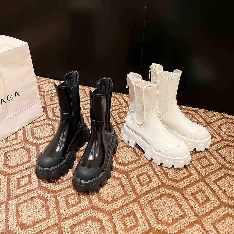 Martin boots women's summer 2022 new thick bottom short boots middle Chelsea boots straight, Black
Martin boots women's summer 2022 new thick bottom short boots middle Chelsea boots straight, Black